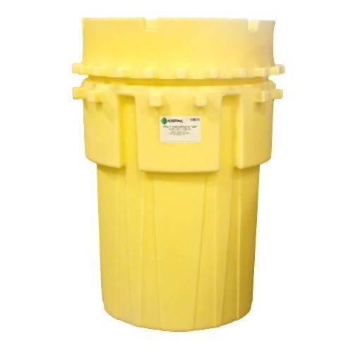 ENPAC 180 Gallon Poly-Overpack Drum, Yellow, 1180-YE