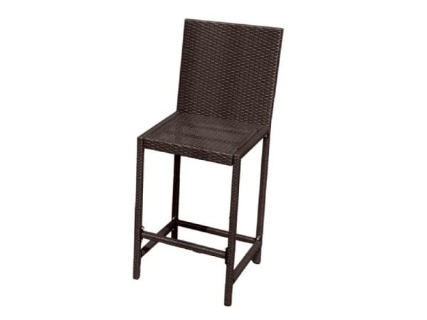 AZ Patio Heaters 2-piece Bistro Chair Set in Dark Brown Wicker, AW-226B-CHAIRS