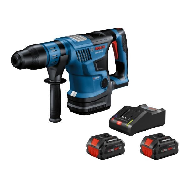 Bosch PROFACTOR 18V Hitman Connected-Ready SDS-max® 1-9/16 Inches Rotary Hammer Kit with (2) CORE18V 8.0 Ah PROFACTOR Performance Batteries, 0611915013