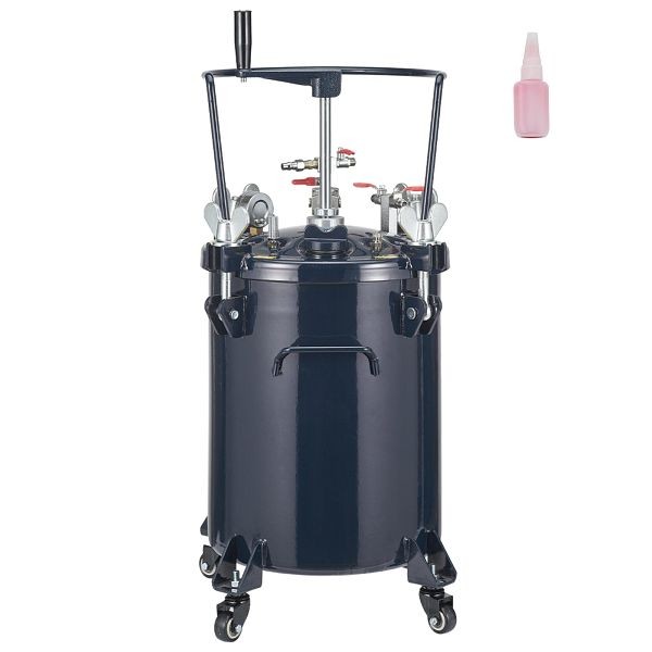 VEVOR Spray Paint Pressure Pot Tank, 30L/8gal Air Paint Pressure Pot with Manual Mixing Agitator, PQTBDMX30LA44SBH6V0