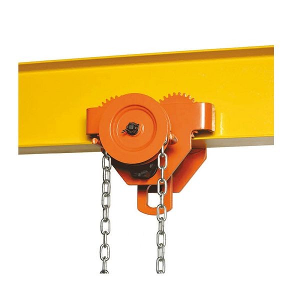Bison Lifting Equipment 1/2 Ton Geared Trolley 10' Lift, GT005-10