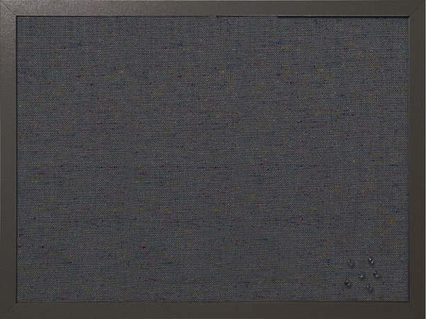 MasterVision Black Fabric Bulletin Board, 18" X 24", Black MDF Frame, FB0471168