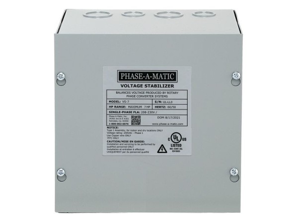 Phase-A-Matic 7.5 HP, 230V Voltage Stabilizer, UL Certified, VS-7