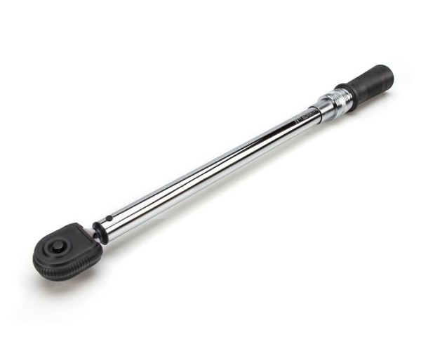 STEELMAN 1/2-Inch Drive 32-Tooth Heavy Duty Adjustable Torque Wrench, 30-250 Foot-Pounds, 97034