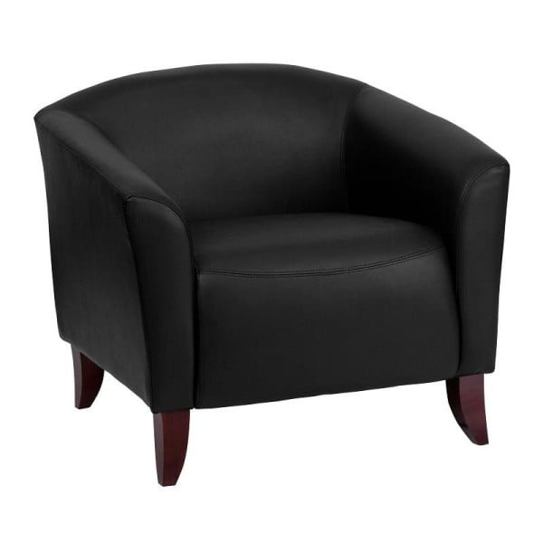 Flash Furniture HERCULES Imperial Series Black LeatherSoft Chair, 111-1-BK-GG