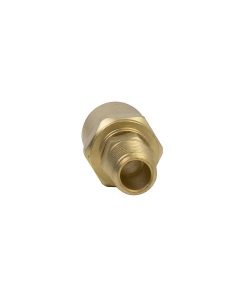 STEELMAN 3/8-Inch ID Reusable Brass Pneumatic Hose Fitting, fitting OD is 5/8", 99478