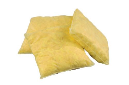 ENPAC Aggressive Absorbent Pillow, 10” x 10”, 40 Per Case, Yellow, ENP 40HPIL1010