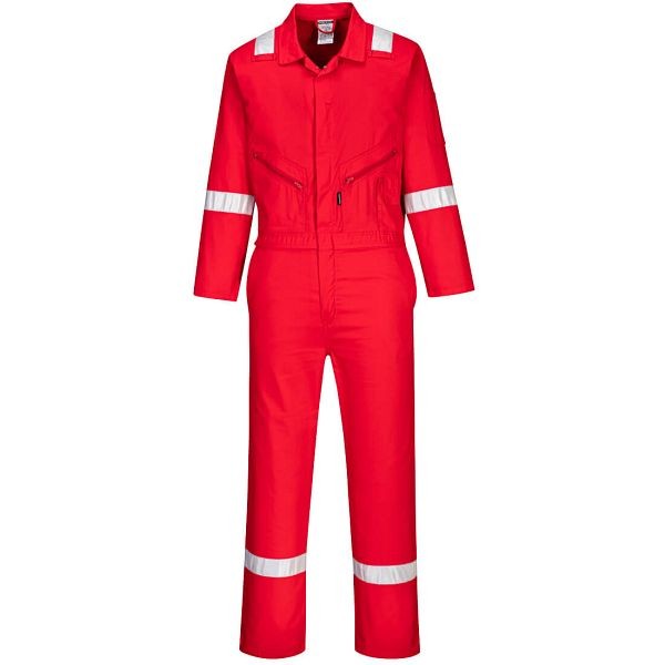 Portwest Iona Cotton Coverall, Red, L, C814RERL