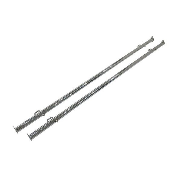 Econoco Clamp-On Hangrail for Double Bar Racks K40 and K41, Priced per rail, Quantity: 2, KH2