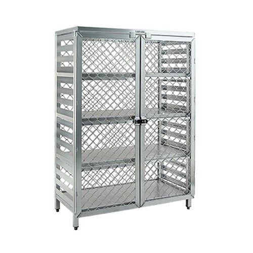 New Age Industrial Security Cage, Stationary, 48"W x 24"D x 72"H, 97846