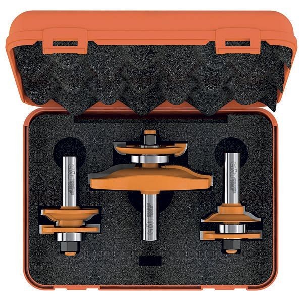 CMT Orange Tools Raised Panel Set, Cove, 3 Pieces, 800.517.11