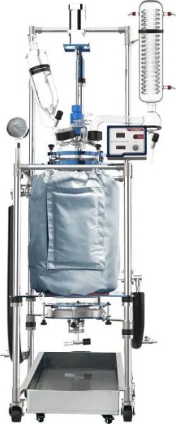 Across International Ai 50L Single or Dual Jacketed Filter Glass Reactor, R50f