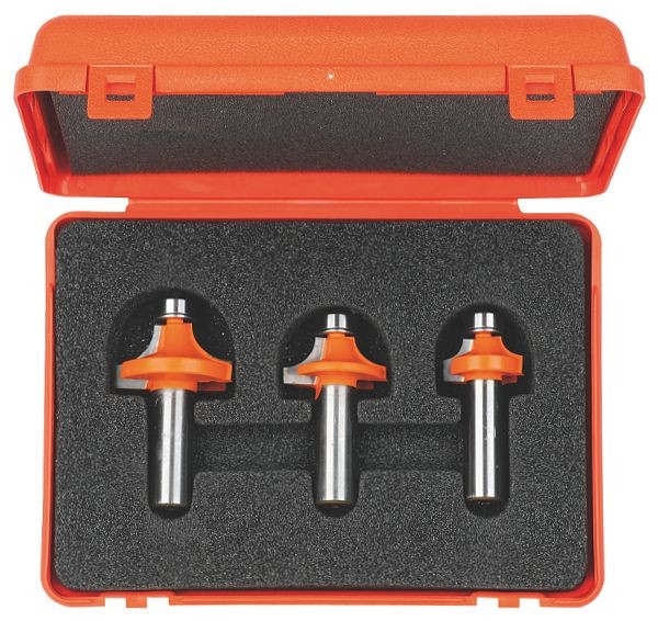 CMT Orange Tools Roundover Set, 1/4" Shank, 3 Pieces, 838.001.11