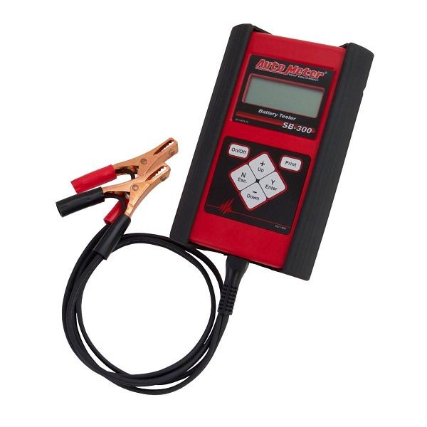 Auto Meter Products Handheld Battery Tester for 6V & 12 Applications, SB-300