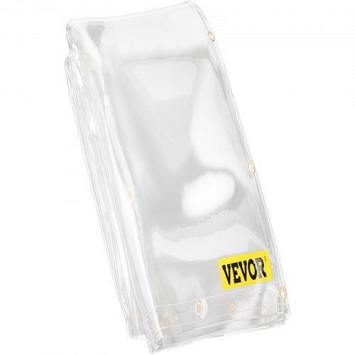 VEVOR Clear Tarp PVC Vinyl Tarpaulin 10 x 10 ft 20 Mil Heavy Duty Waterproof, ZXFSPVC1010FT7RB9V0