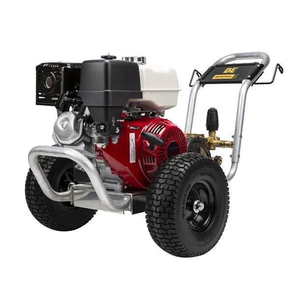 BE Power Equipment 4,000 PSI - 4.0 GPM Gas Pressure Washer with Honda GX390 Engine and Comet Triplex Pump, Industrial, Aluminum frame, B4013HABC