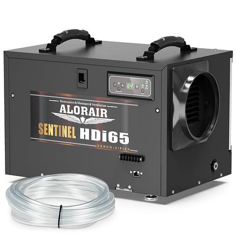 AlorAir Sentinel HDi65, Black, Commercial Dehumidifiers, Crawl Space Basement dehumidifier with Pump, X003A6LVBJ