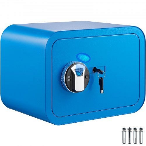 VEVOR Safe Box Lock Biometric 1 Cubic Foot Cash Box Fingerprint Office Jewelry, BXXLSWC1CZJXBNMS5V0