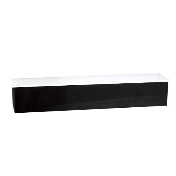 Buffet Enhancements Bar Back Riser, 1-Step x 48” black custom laminates available, 010RLB481