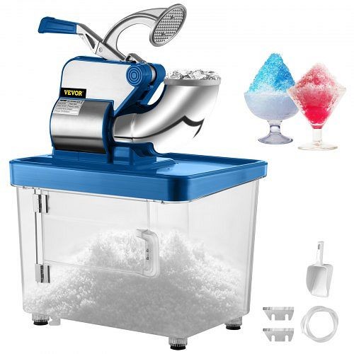 VEVOR Snow Cone Machine Commercial, Snowball Machine Commercial Blue Snow Cone Machine, SBJ300XTDBU000001V1