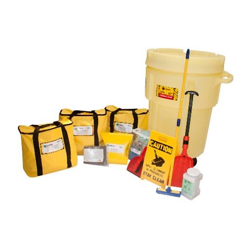 ENPAC 95 Gallon Wheeled Multi-Responder SHT Spill Kit, Yellow, 13-WSHT95