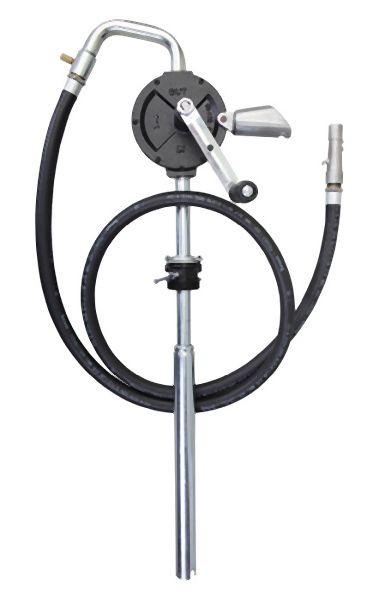Groz Industrial Rotary Fuel Pump, with Steel Discharge Spout and Vacuum Breaker, 44084