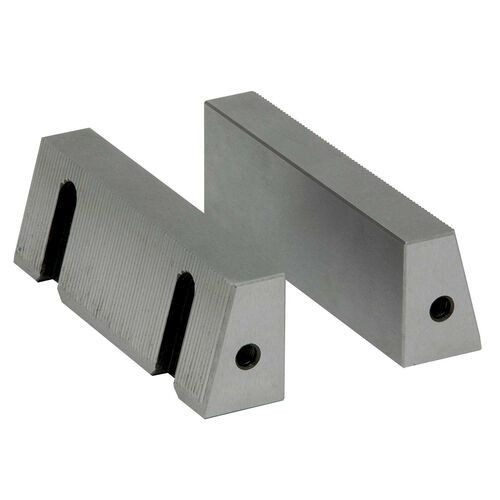 GS Tooling Pair Of Soft Jaw Plates For #3 Modular Vise With Quick Pulldown Jaws, 382897
