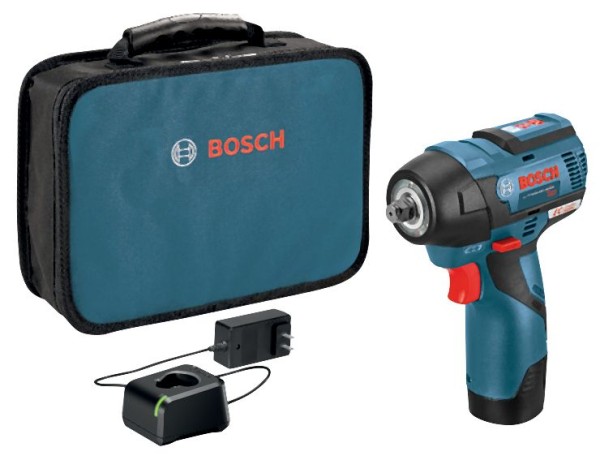 Bosch 12V Max Impact Wrench Kit, 06019E0113