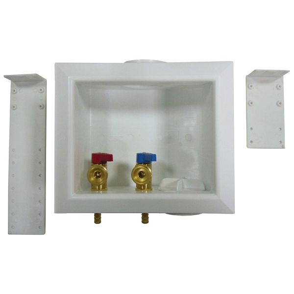 Jones Stephens Washing Machine Box, Right Outlet Without Hammer Arrester, 3/8" PEX, B05743