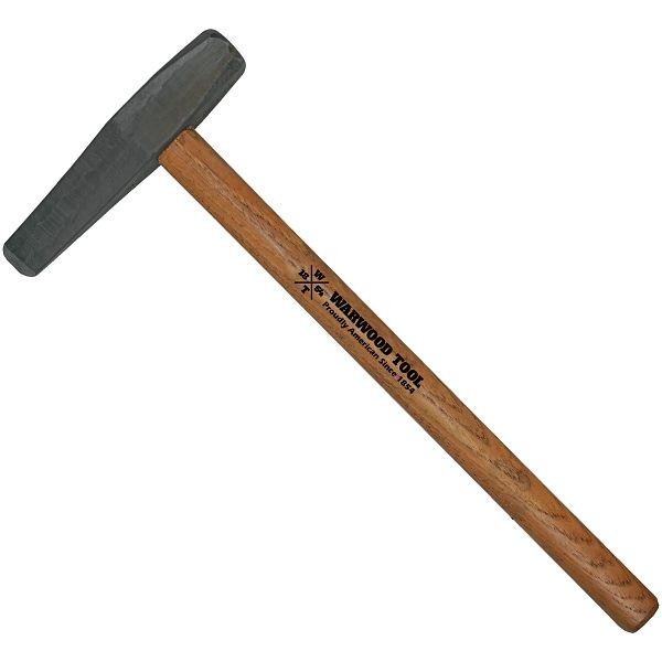 Warwood Tool 5-1/2 lb Track Chisel (Round Cutter), 24" hickory handle, 51701