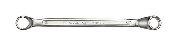 GEDORE red R01100607 Double ended ring spanner metric, Width across flats 0,234 x 0,273 Inch, 3300901
