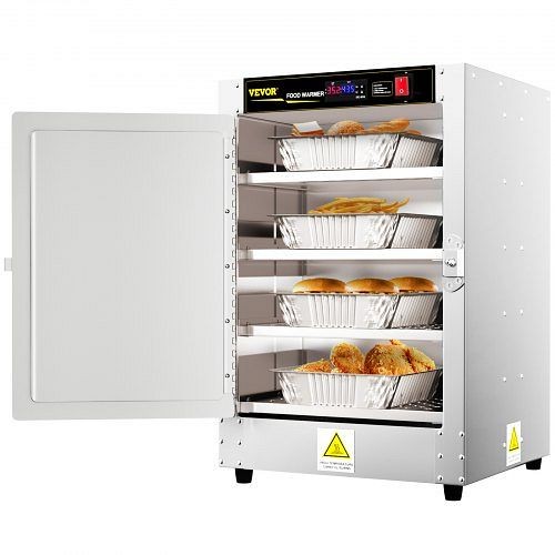 VEVOR Hot Box Food Concession Warmer 16" x 16" x 24" 4 Shelves for Pizza Pastry, BWJLHJCM4110VSW2JV1