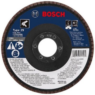 Bosch 4-1/2 Inches 7/8 Inches Arbor Type 29 80 Grit Blending/Grinding Abrasive Wheel, 2610065840