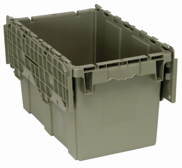 Quantum Storage Systems Heavy Duty Attached Top Container, 22-1/8"W x 12-13/16"D x 11-7/8"H overall size, 1.42 cu.ft. volume, QDC2213-12