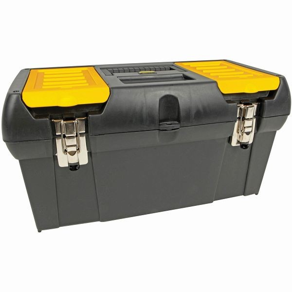 Stanley Metal Latch Tool Box with Tote Tray 19", STST19005