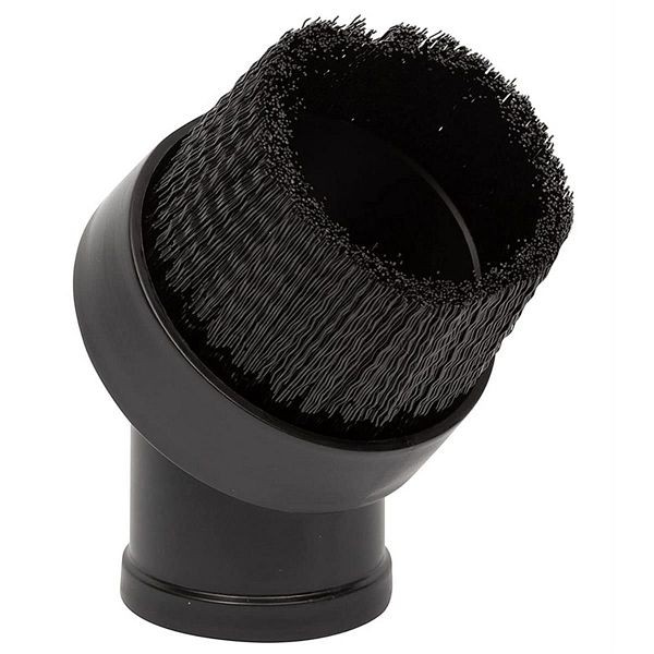 Shop-Vac Round Brush Nozzle with Adaptor, Plastic Construction, Black In Color, 9199700