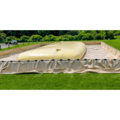 ENPAC 21'x21'x3' Stinger PolyBerm 10K Fuel Tank Containment System with Cabling, Tan, 45-21213-PB-L