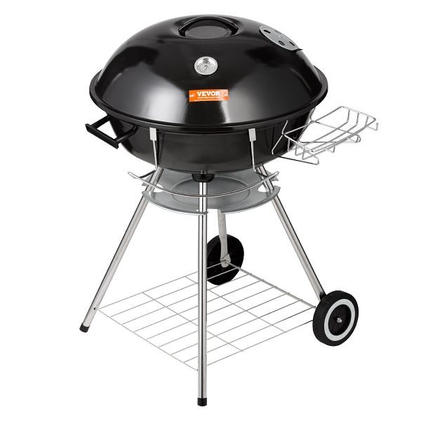 VEVOR 22 inch Kettle Charcoal Grill, Premium Kettle Grill with Wheels and Cover, PGLCJKETTLE22IHXUV0