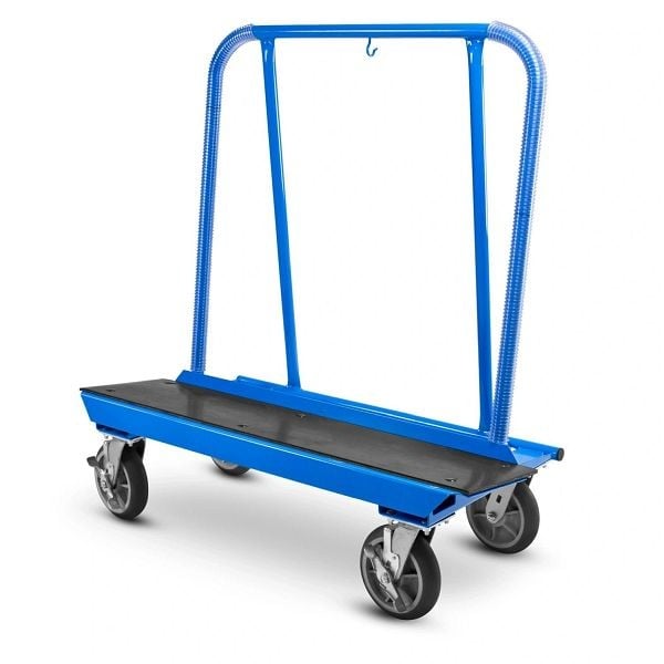 Gulf Wave EEL Cart, Deluxe, 12 x 44", with HD Rubber Pad and Upright Protectors, GWC-E1244D