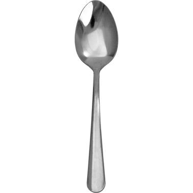 International Tableware Windsor Medium 18/0 Stainless Dessert Spoon 7", Silver, Quantity: 36 pieces, WIM-114