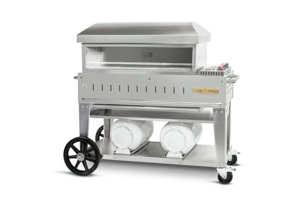 Crown Verity 36" Club Series Pizza Oven, with two 30 Lb. Horizontial Propane Tanks, CV-PZ-36-CB