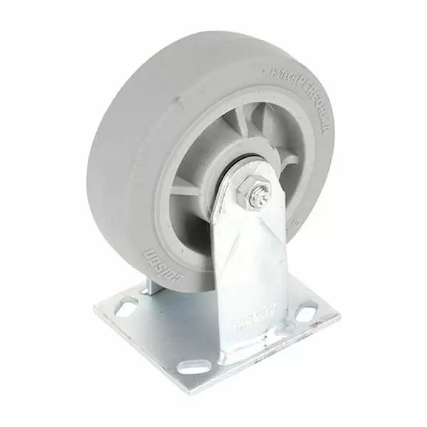 Magliner 6 in x 2 in Rigid Thermoplastic Rubber Caster with Flat Tread, 130067