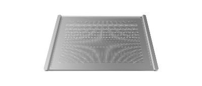 UNOX Tray 460X330 Perforated Flat Aluminium, TG310