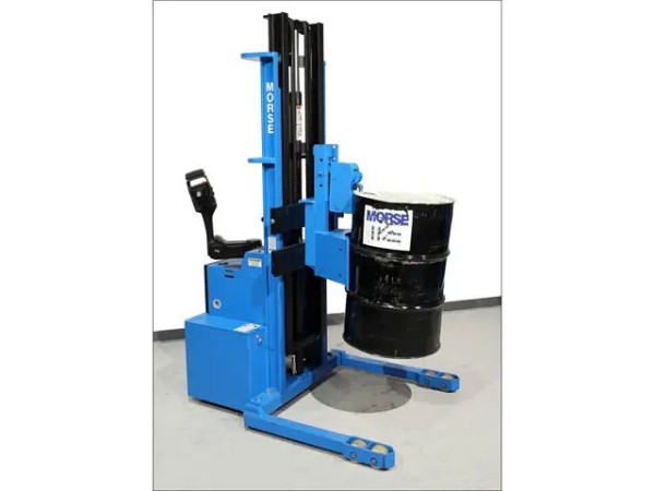 MORSE Power-Propelled Morspeed Drum Mover / Stacker to Lift a Rimmed Upright Drum Up to 10 Feet High, 1500 Lbs. Capacity, 915