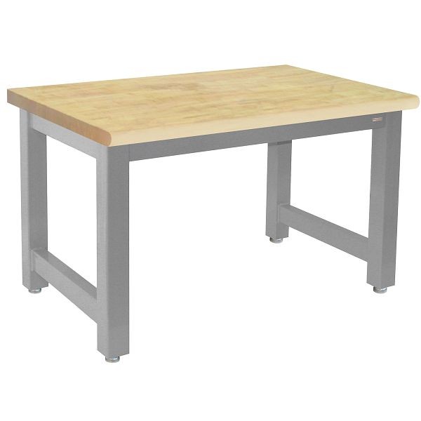 BenchPro Harding Series Workbench, 1-3/4" Lacquered Maple Hardwood Top, Round Front Edge, 24"W x 24"L x 32"H, 20,000lbs Capacity, HWLR2424