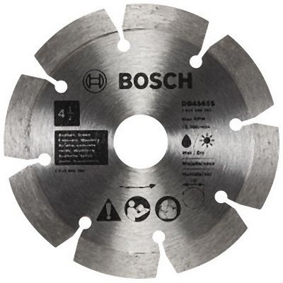 Bosch 4-1/2 Inches Standard Segmented Rim Diamond Blade for Soft Materials, 2610044263