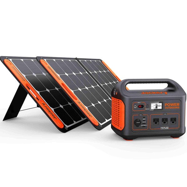 Jackery Solar Generator 880_2SS100 (Explorer 880 + 2x SolarSaga 100W), JAE8802SP100