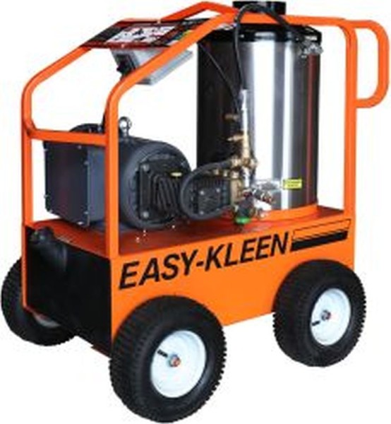 Easy-Kleen Commercial series, hot water pressure cleaning system, oil fired, 350000 btu, electric, 5 hp, 230v-1ph, general pump, EZO2435E-GP
