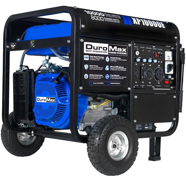 DuroMax 10,000 Watt Gasoline Portable Generator, XP10000E