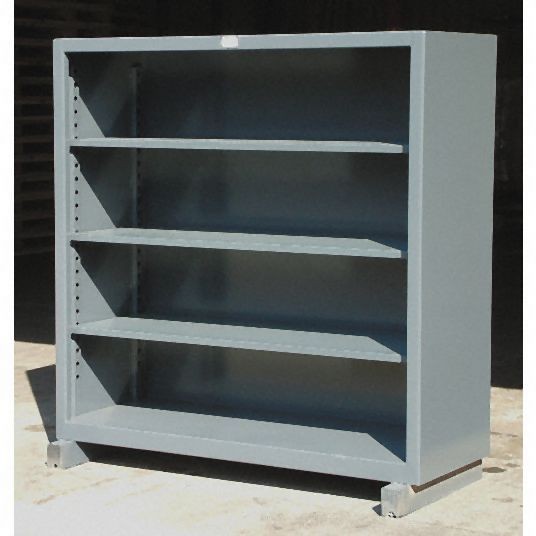 Strong Hold Closed, Freestanding, Metal Shelving, Overall Width 36 in, Overall Depth 18 in, 35-CSU-183